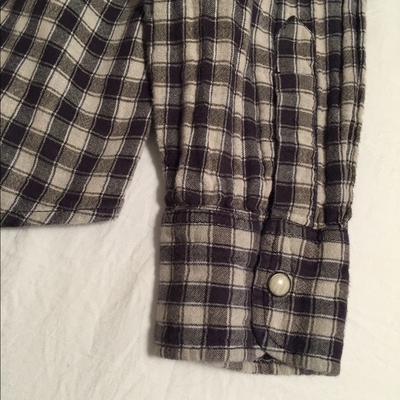 Lucky brand double cloth plaid flannel - Picture 8 of 8